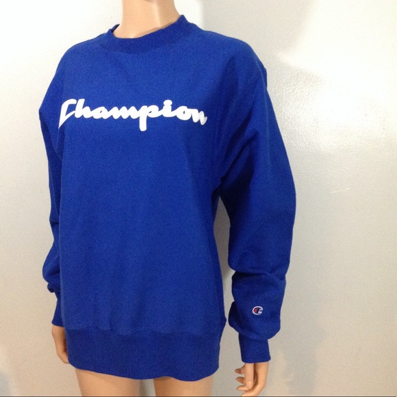 New Champion Reverse Weave Logo Sweatshirt Last 1 - Picture 4 of 8